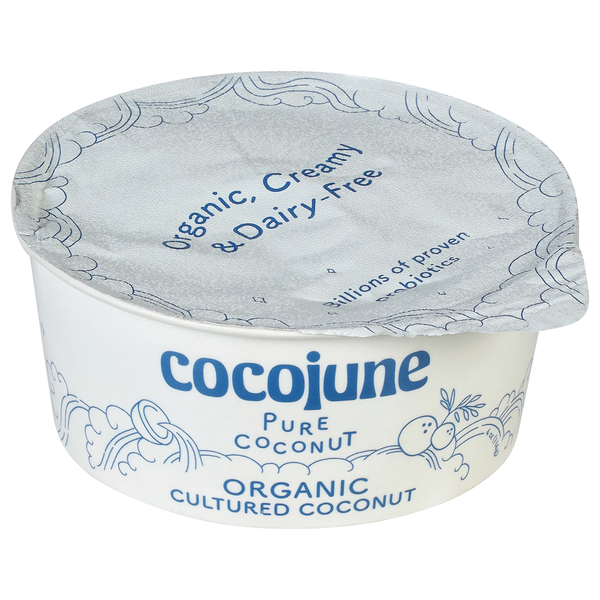 Yogurt cocojune Cultured Coconut, Organic, Pure Coconut hero