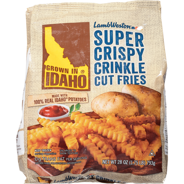 Frozen Appetizers & Sides Grown In Idaho Super Crispy Crinkle Cut Fries hero