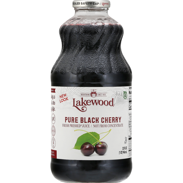 Juice & Nectar (Shelf-Stable) Lakewood Juice, Fresh Pressed, Pure Black Cherry hero