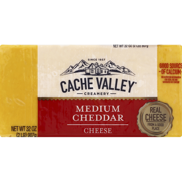 Packaged Cheese Cache Valley Cheese, Medium Cheddar hero