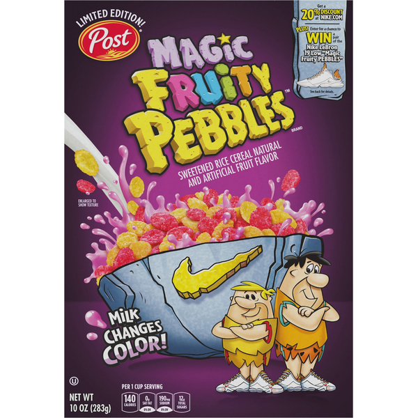 Cereal Post Cereal, Magic Fruity Pebbles hero