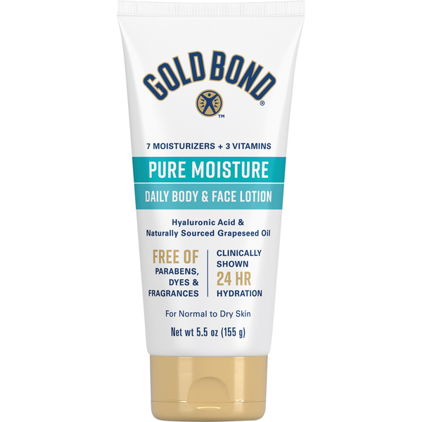 Body Lotions & Soap Gold Bond Body & Face Lotion, Daily, Pure Moisture hero