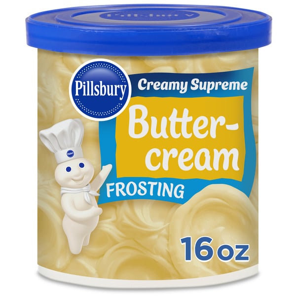 Baking & Supplies Pillsbury Creamy Supreme Buttercream Frosting hero