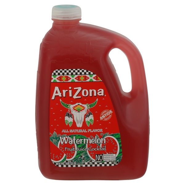 Refrigerated AriZona Fruit Juice Cocktail, Watermelon hero