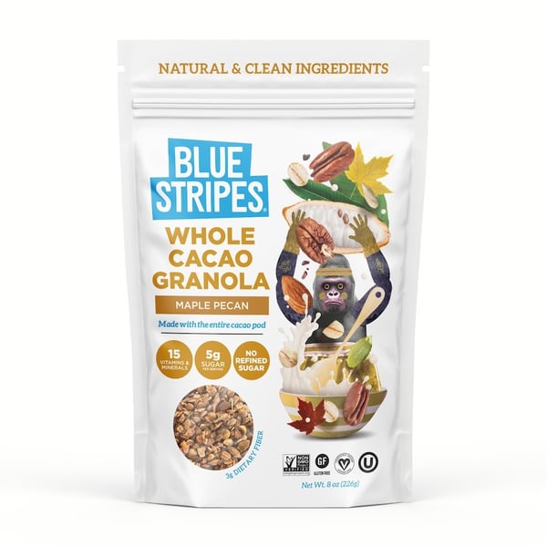 Granola Blue Stripes Whole Cacao Granola, Maple Pecan hero