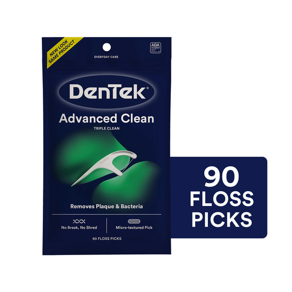 Oral Hygiene DenTek Floss Picks Triple Clean Advanced Clean Mouthwash Blast hero