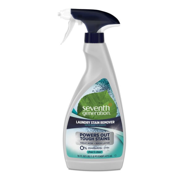 More Household Seventh Generation Laundry Stain Remover Spray Free & Clear hero