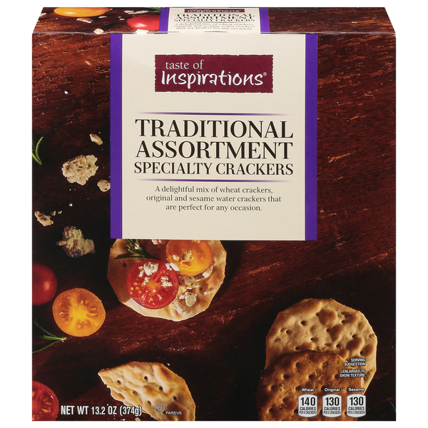 Crackers Taste of Inspirations Traditional Assortment Specialty Crackers hero