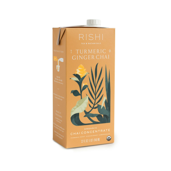 Tea Rishi Tea & Botanicals Turmeric Ginger Chai Concentrate hero