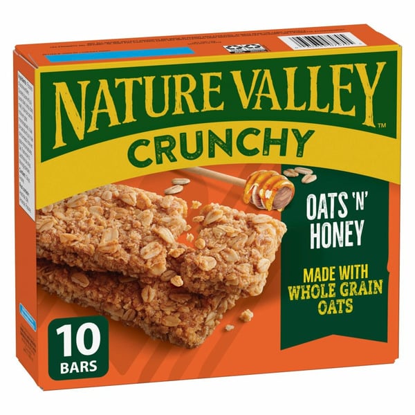 Energy & Granola Bars Nature Valley Crunchy Granola Bars, Oats 'n Honey hero