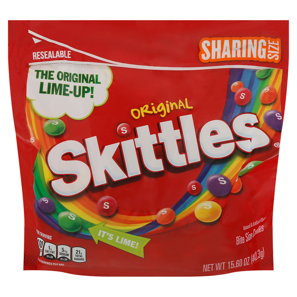 Candy & Chocolate Skittles Original Chewy Candy Sharing Size hero