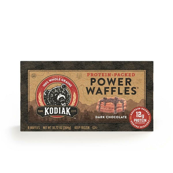 Candy & Chocolate Kodiak Power Waffles Dark Chocolate hero