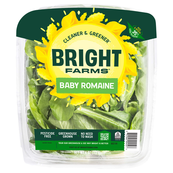 Packaged Produce & Salad Bright Farms Baby Romaine hero