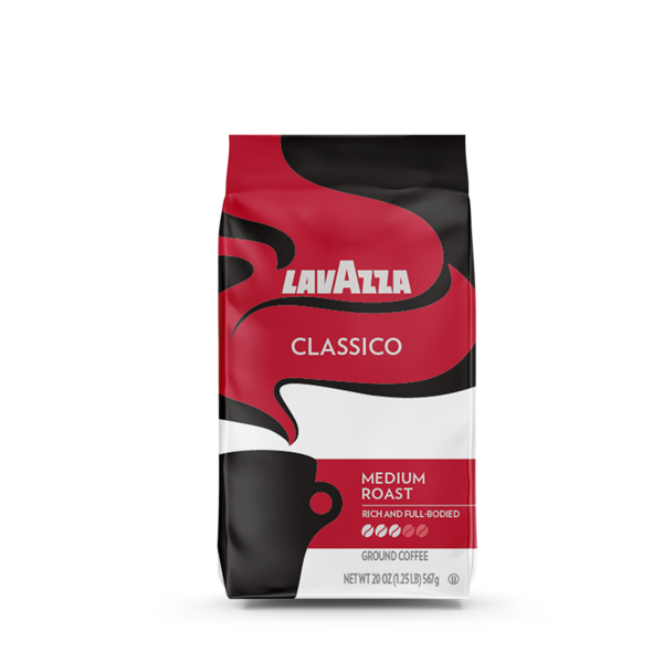 Coffee Lavazza Classico, Medium Roast, Ground hero