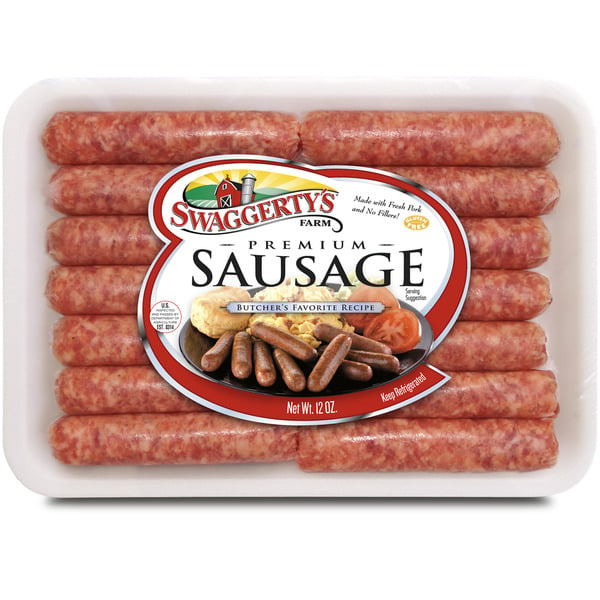 Hot Dogs, Bacon & Sausage Swaggerty's Farm Premium Breakfast Sausage Links hero