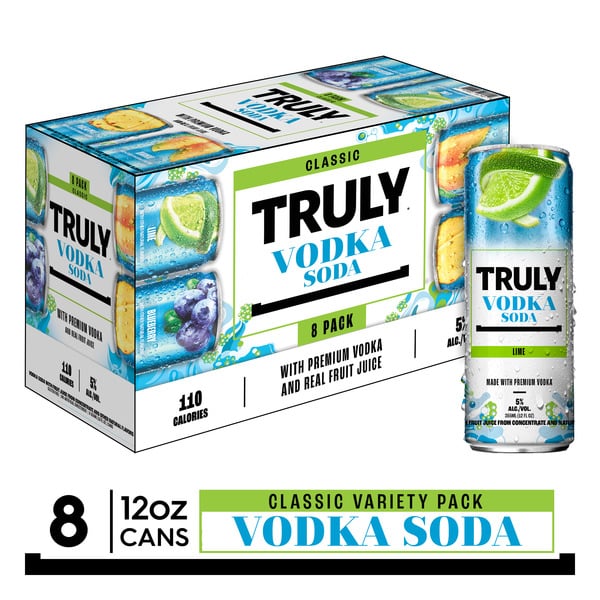 Spirits TRULY Vodka Soda Classic Variety Pack hero