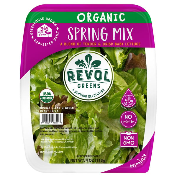 Fresh Vegetables Revol Greens Organic Spring Mix hero