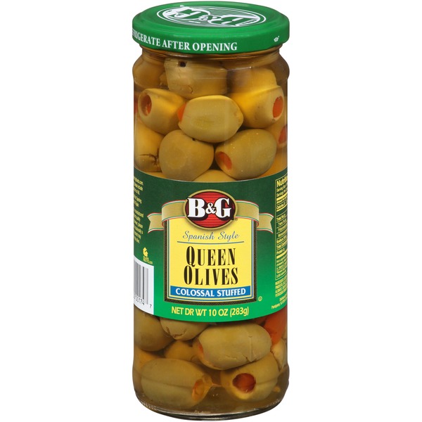 Pickled Goods & Olives B&G Spanish Style Queen Colossal Stuffed Olives hero