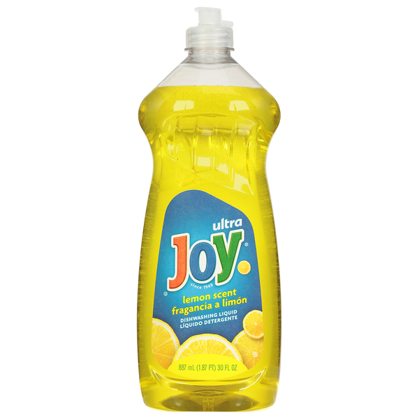 Dish Detergents Joy Dishwashing Liquid, Lemon Scent hero