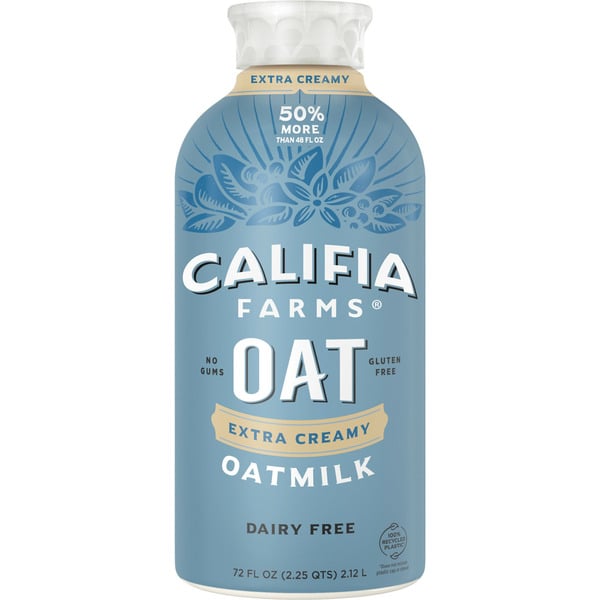 Refrigerated Califia Farms Extra Creamy Oat Milk hero