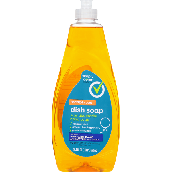 Simply Done Dish Soap & Hand Soap, Orange Scent hero