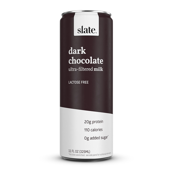 Refrigerated Slate Dark Chocolate Milk, 20g Protein, Lactose Free, 0g Added Sugar hero