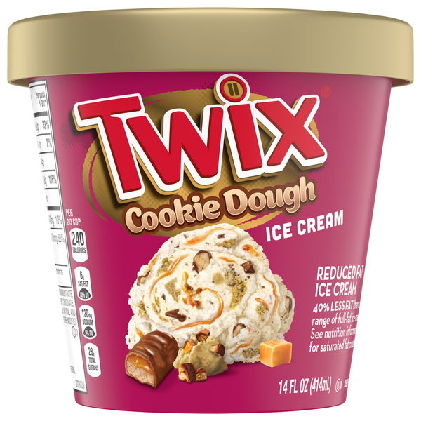 Ice Cream & Ice TWIX Ice Cream, Reduced Fat, Cookie Dough hero