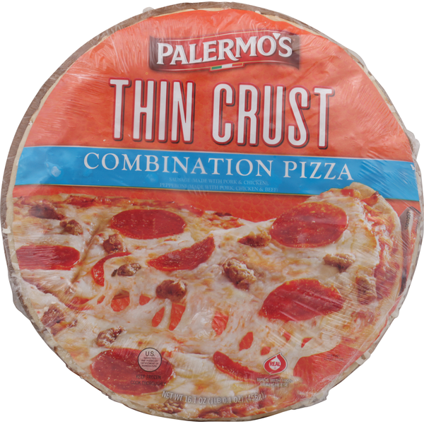 Frozen Pizza Palermo's Primo Thin Pizza, Combination, Thin Crust hero