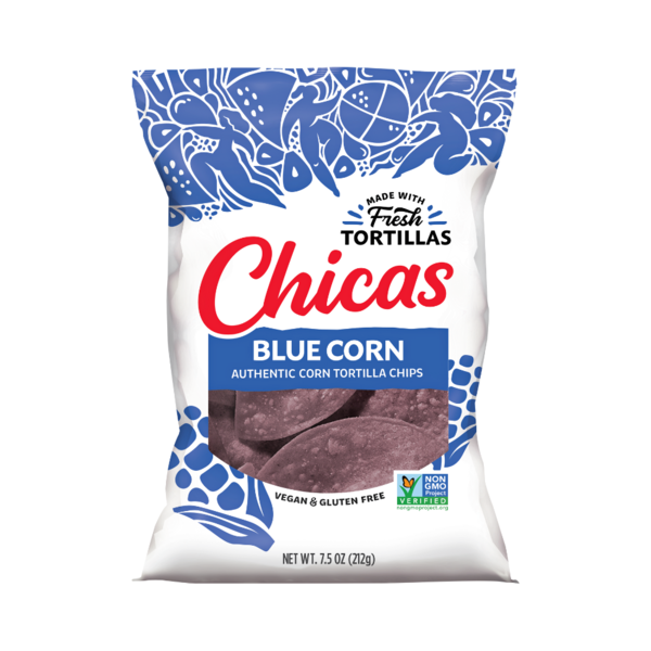 Chips & Pretzels Chicas Corn Tortilla Chips - Blue Corn hero