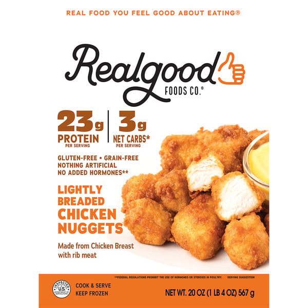 Real Good Foods Low Carb, Chicken Nuggets hero