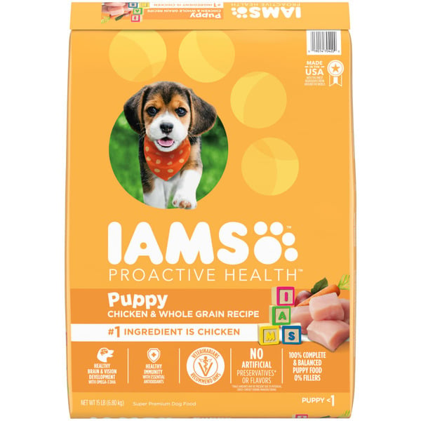 Dog Food & Care IAMS Proactive Health Smart Puppy Dry Dog Food with Real Chicken hero