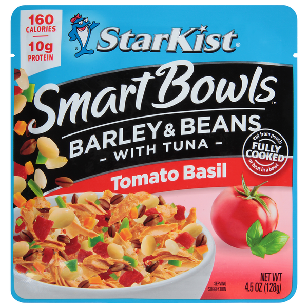 Canned Meat & Seafood StarKist Barley & Beans, Tomato Basil, with Tuna hero