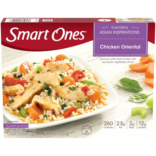 Frozen Meals Smart Ones Chicken Oriental with Soy Sauce, Vegetables & Rice Frozen Meal hero