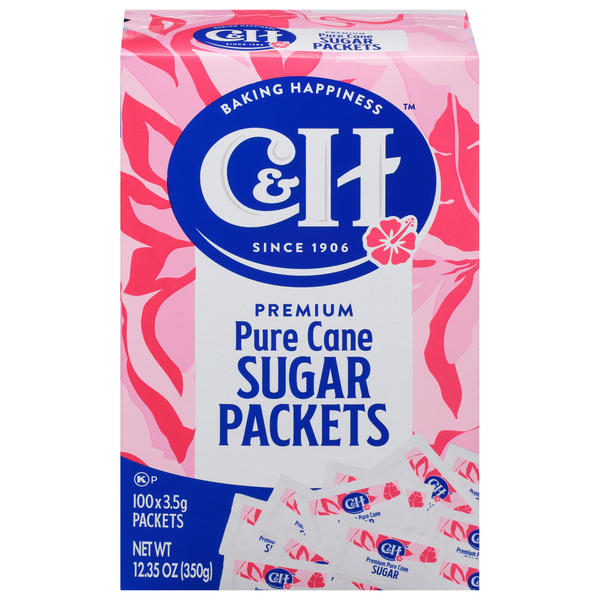 Bulk Sugar & Sweeteners C&H Premium Pure Cane Sugar Packets hero