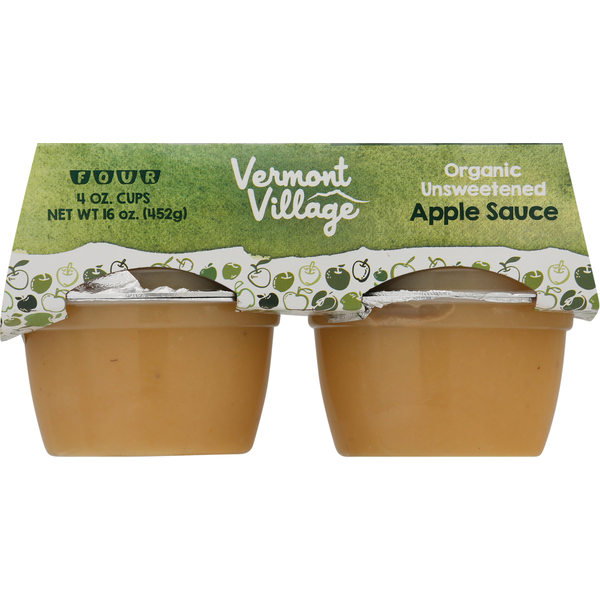 Canned Fruit & Applesauce Vermont Village Apple Sauce, Organic, Unsweetened hero