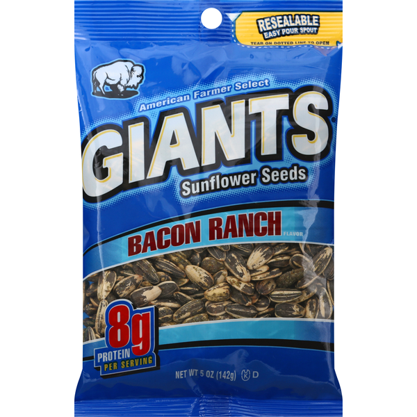 Nuts, Seeds & Dried Fruit Giants Sunflower Seeds, Bacon Ranch hero