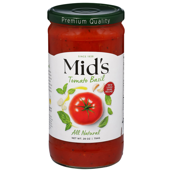 Condiments MID’S Pasta Sauce, Tomato Basil hero