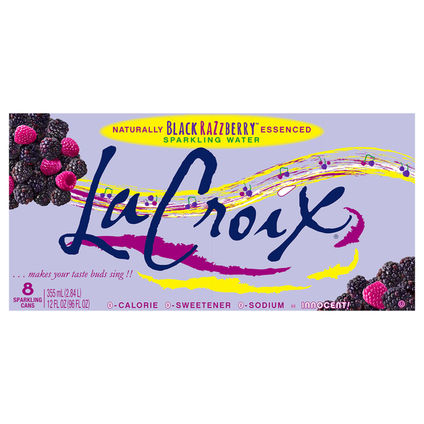 Water, Seltzer & Sparkling Water LaCroix Sparkling Water, Black Razzberry hero