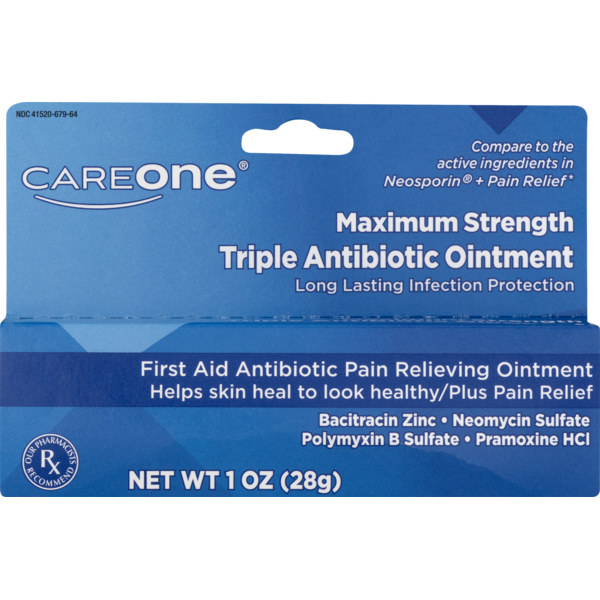 First Aid CareOne Maximum Strength Triple Antibiotic Ointment hero