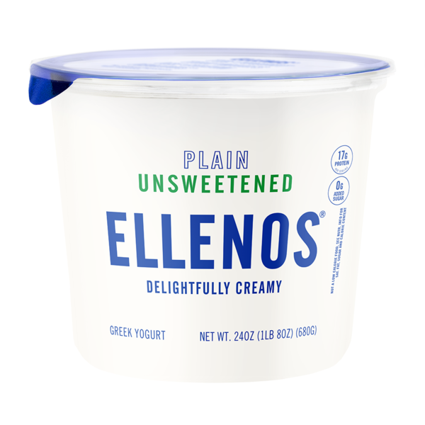 Yogurt Ellenos Plain Unsweetened, Greek Yogurt hero