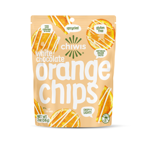 Chiwis White Chocolate Drizzled Orange Chips hero