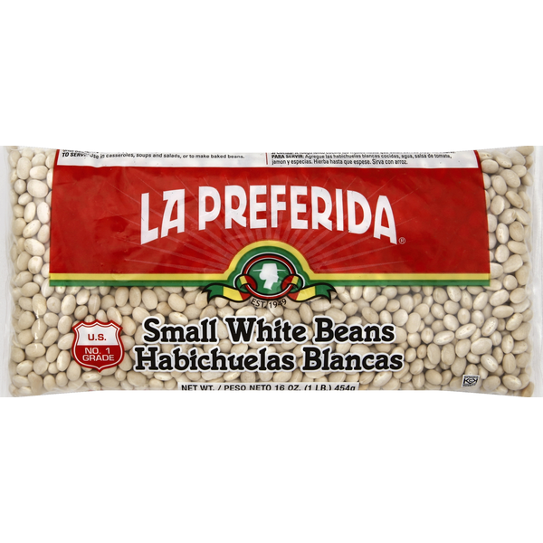 Grains, Rice & Dried Goods La Preferida White Beans, Small hero