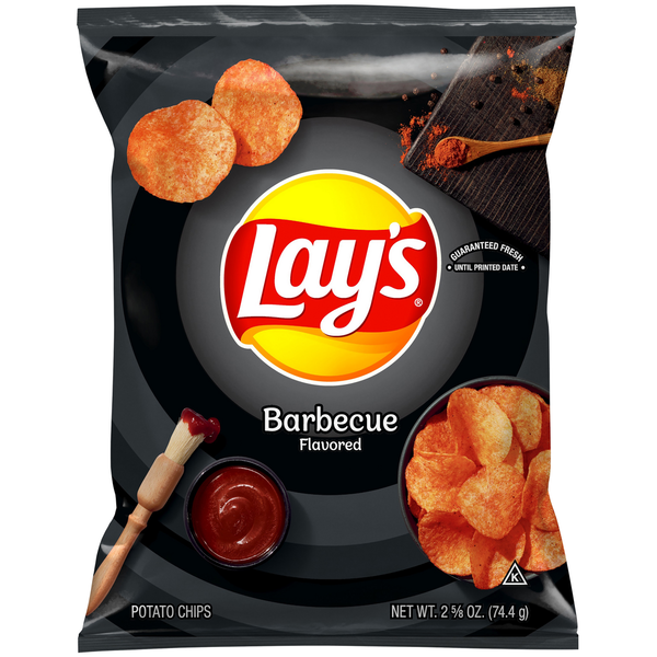 Chips & Pretzels Lay's Potato Chips, Barbecue Flavored hero