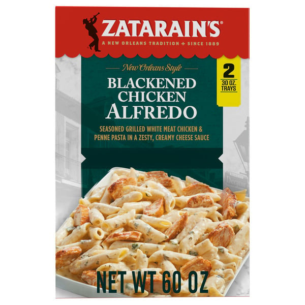 Frozen Meals Zatarain's Blackened Chicken Alfredo hero