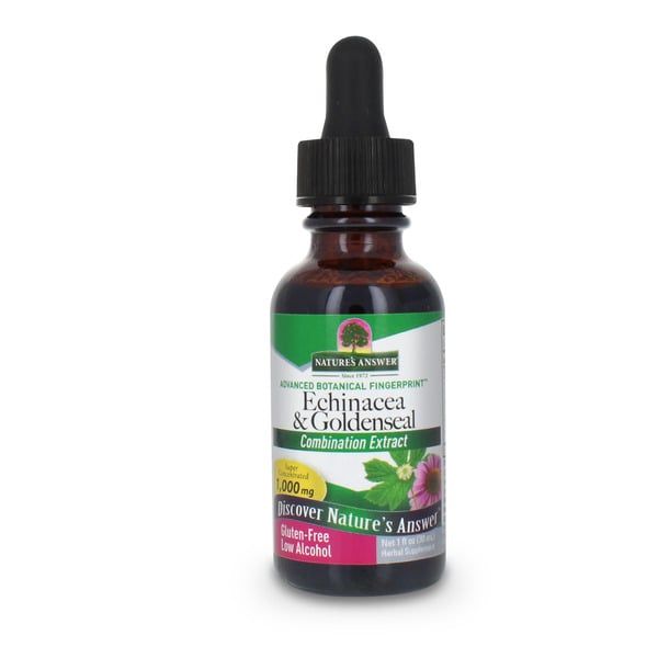 Herb Set Nature's Answer Echinacea & Goldenseal Extract hero