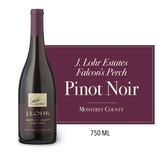 Red J. Lohr Estates Falcon's Perch Pinot Noir hero