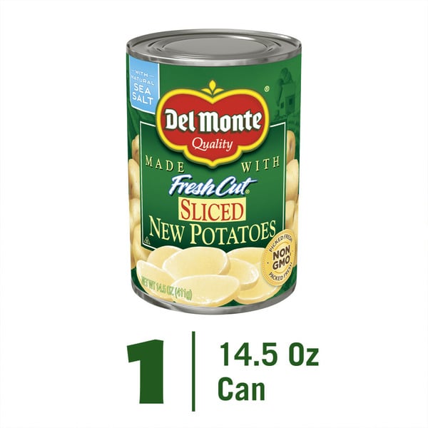 Canned/Jarred Vegetables Del Monte FRESH CUT Sliced Canned Potatoes, Canned Vegetables hero