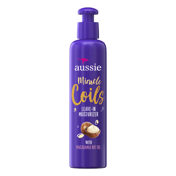 Aussie Miracle Coils Leave-In Moisturizer with Macadamia Nut Oil hero