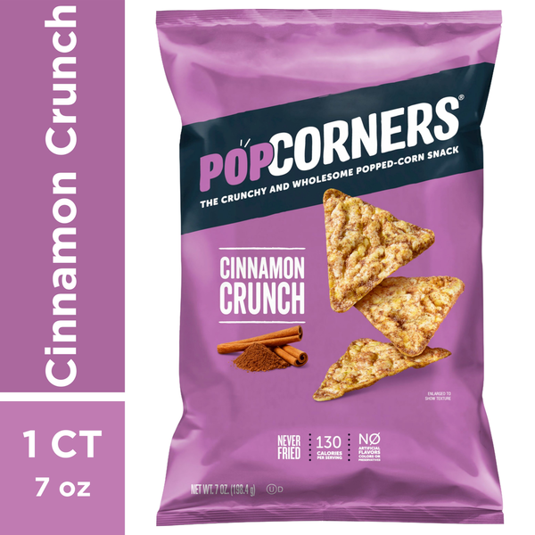 Chips & Pretzels PopCorners Popped-Corn Snack, Cinnamon Crunch hero