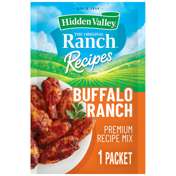 Spices & Seasonings Hidden Valley Ranch Recipes Buffalo Ranch Recipe Mix, Red Chili & Pepper with a Ranch Twist hero